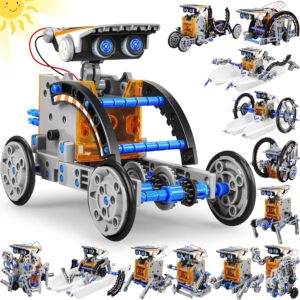13-in-1 Solar Robot Kit – STEM Building Toy for Kids Ages 8–12